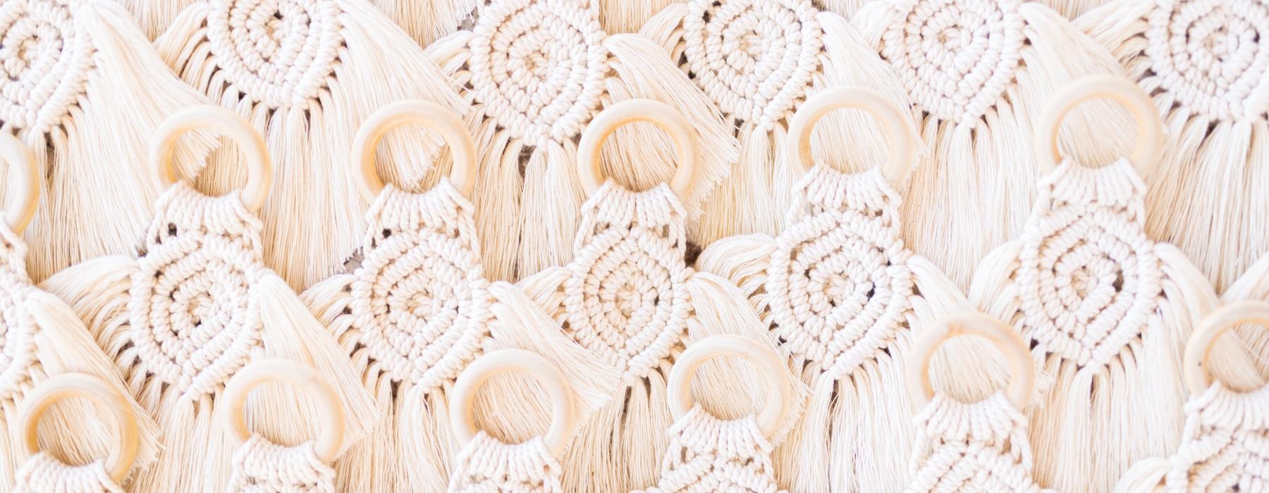 a close up of a carpet